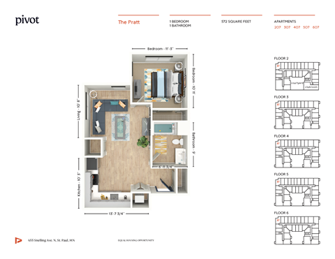 455 Snelling Ave N Studio-3 Beds Apartment for Rent - Photo Gallery 76